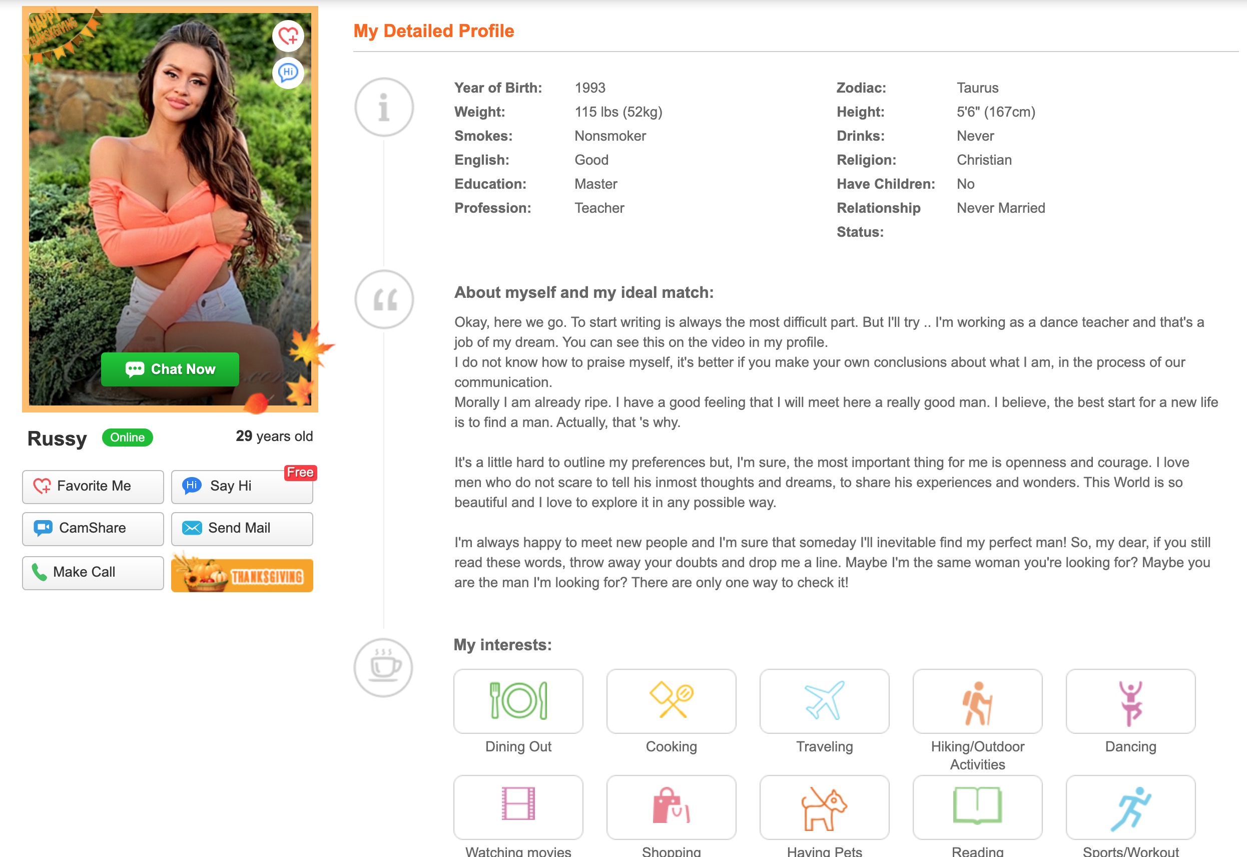 KissRussianBeauty girl profile